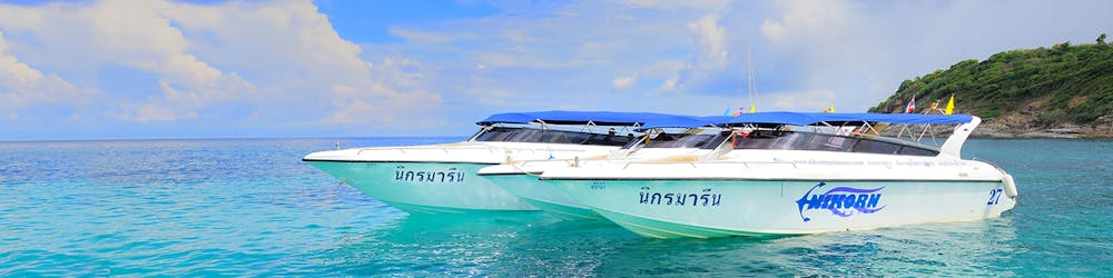 Phuket snorkeling, swimming or fishing boat trip